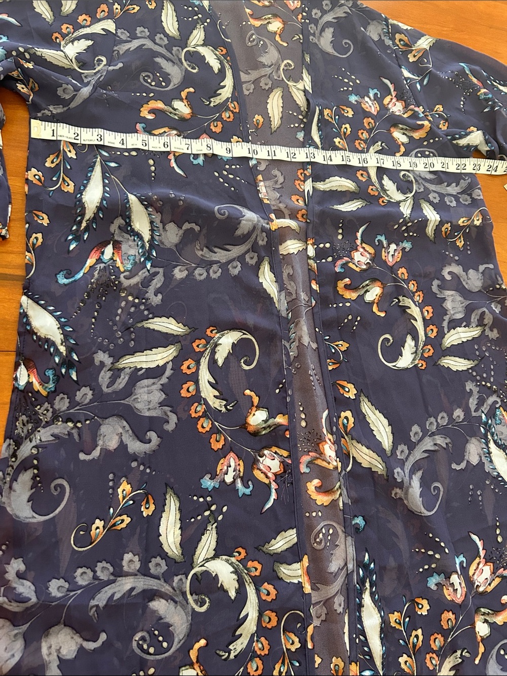 Floral Sheer Kimono (sold at Anthropologie) One Size - Picture 8 of 12